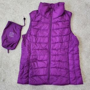 Uniqlo Purple Puffer Vest